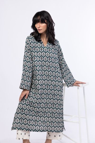 Printed | Double Layer Striped | Kurta | USD 35.00