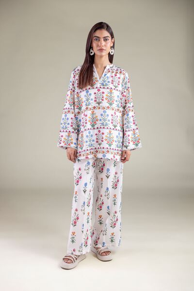 Embroidered | Textured Weave | Trousers | USD 9.00