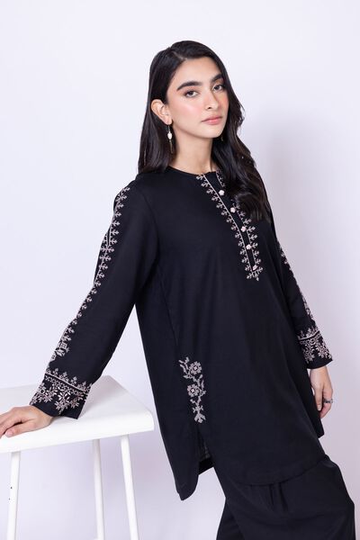 Embroidered | Dull Raw Silk | Kurta | USD 30.00