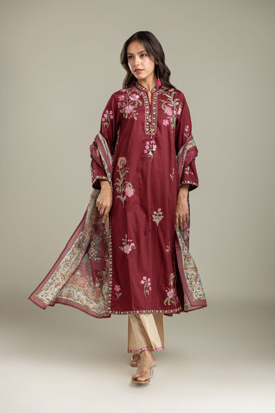 Embroidered | Polyester Silk | Dupatta | USD 30.00