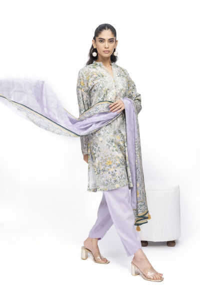 Embroidered | Lawn | Fabrics 3 Piece | USD 40.00