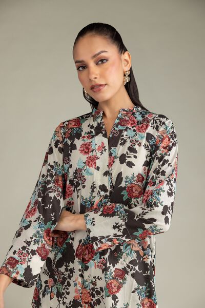 Printed | Cambric | Floral Cambric Kurta | USD 35.00