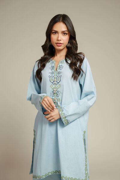 Embroidered | Cambric | Fabrics 2 Piece | Top and Bottom | USD 40.00