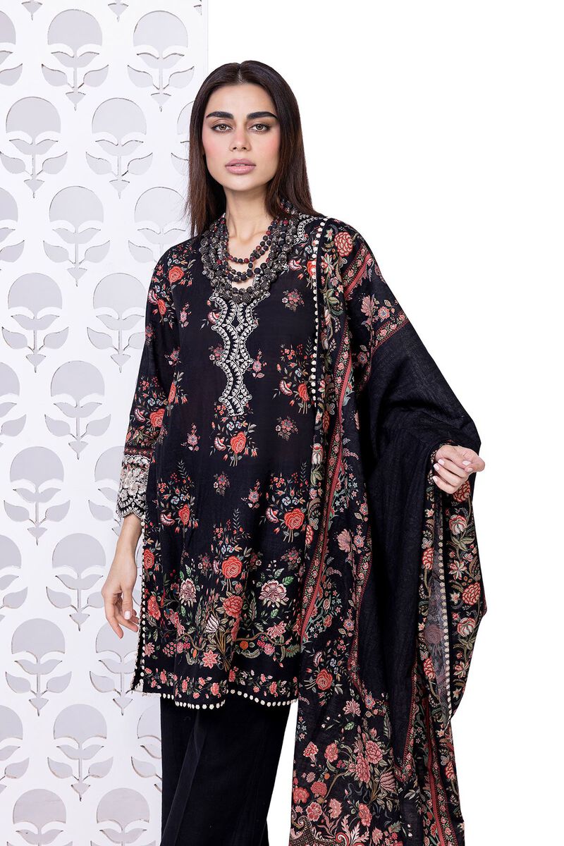 Embroidered | Light Khaddar | Fabrics 3 Piece | null
