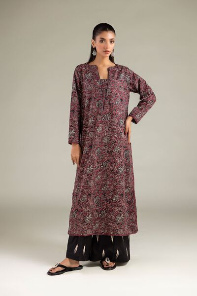 Printed | Cambric | Relaxed Ikat Pants | USD 25.00