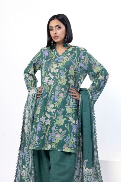 Printed | Light Khaddar | Fabrics 3 Piece | USD 30.00