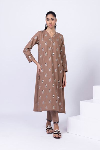 Embroidered | Crosshatch Poplin | Kurta | USD 20.00