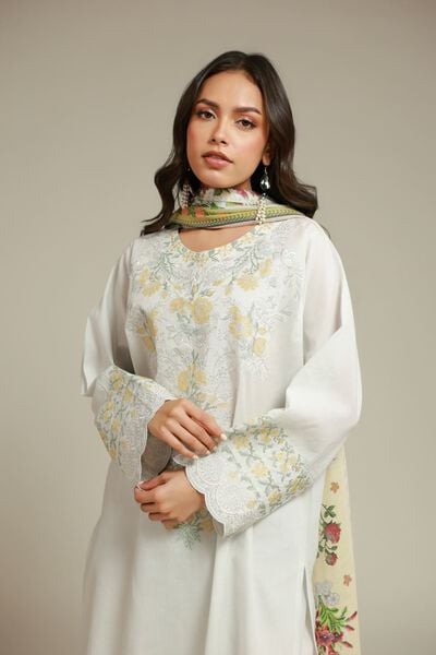 Embroidered | Dobby | Fabrics 3 Piece | USD 27.50