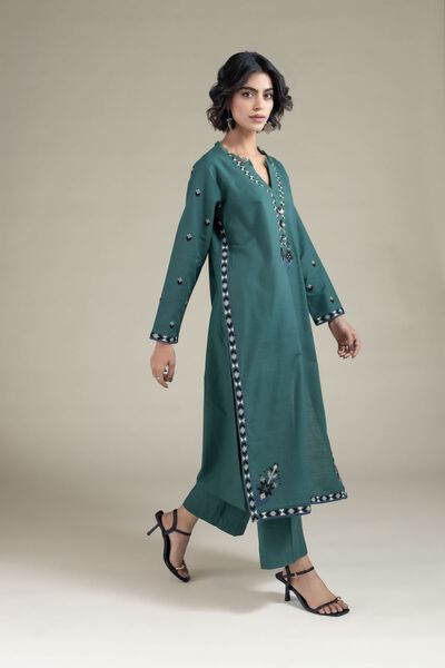 Dyed | Khaddar | Pants | USD 15.00