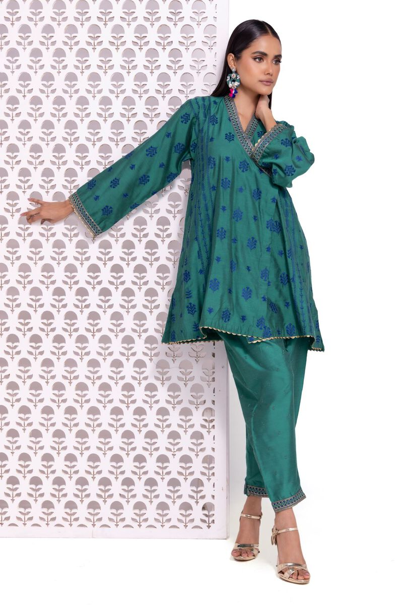 Embroidered | Raw Silk | Kurta | null