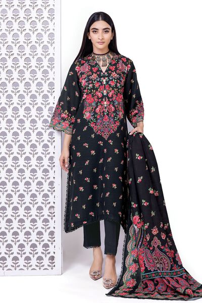Printed | Khaddar | Fabrics 3 Piece | USD 9.00