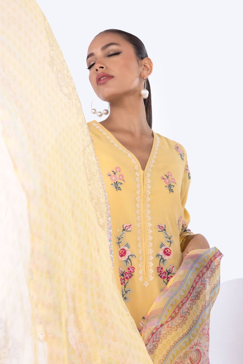 Embroidered | Bamber Chiffon | Dupatta | null