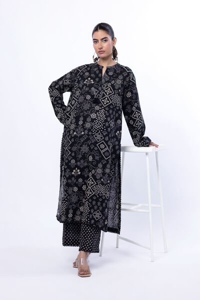 Printed | Khaddar | Fabrics 2 Piece | Top and Bottom | USD 12.50