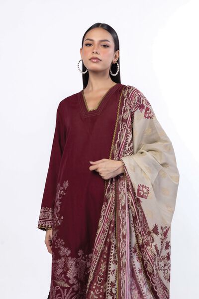 Dyed | Jacquard | Tailored 3 Piece | USD 70.00