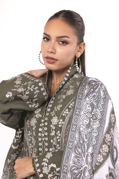 Embroidered | Khaddar | Fabrics 3 Piece | USD 25.00