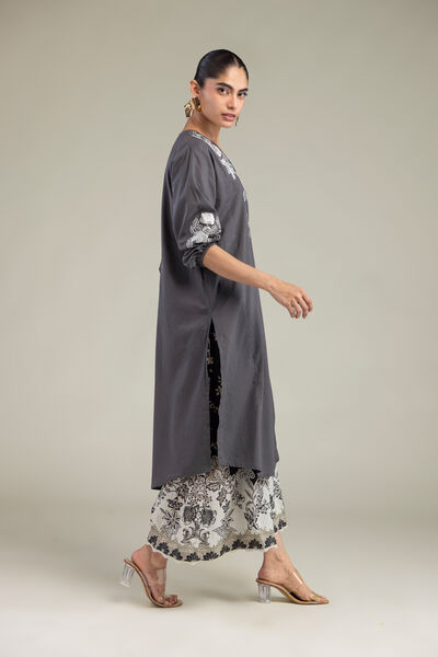 Embroidered | Cambric | Floral Cambric Pants | USD 15.00