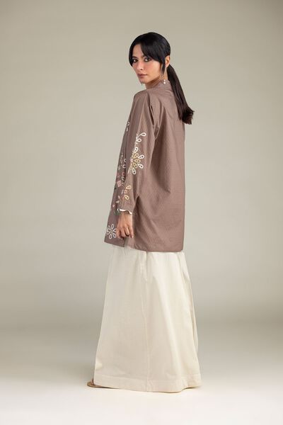 Embroidered | Cotton Dobby | Cotton Solid Pants | USD 15.00