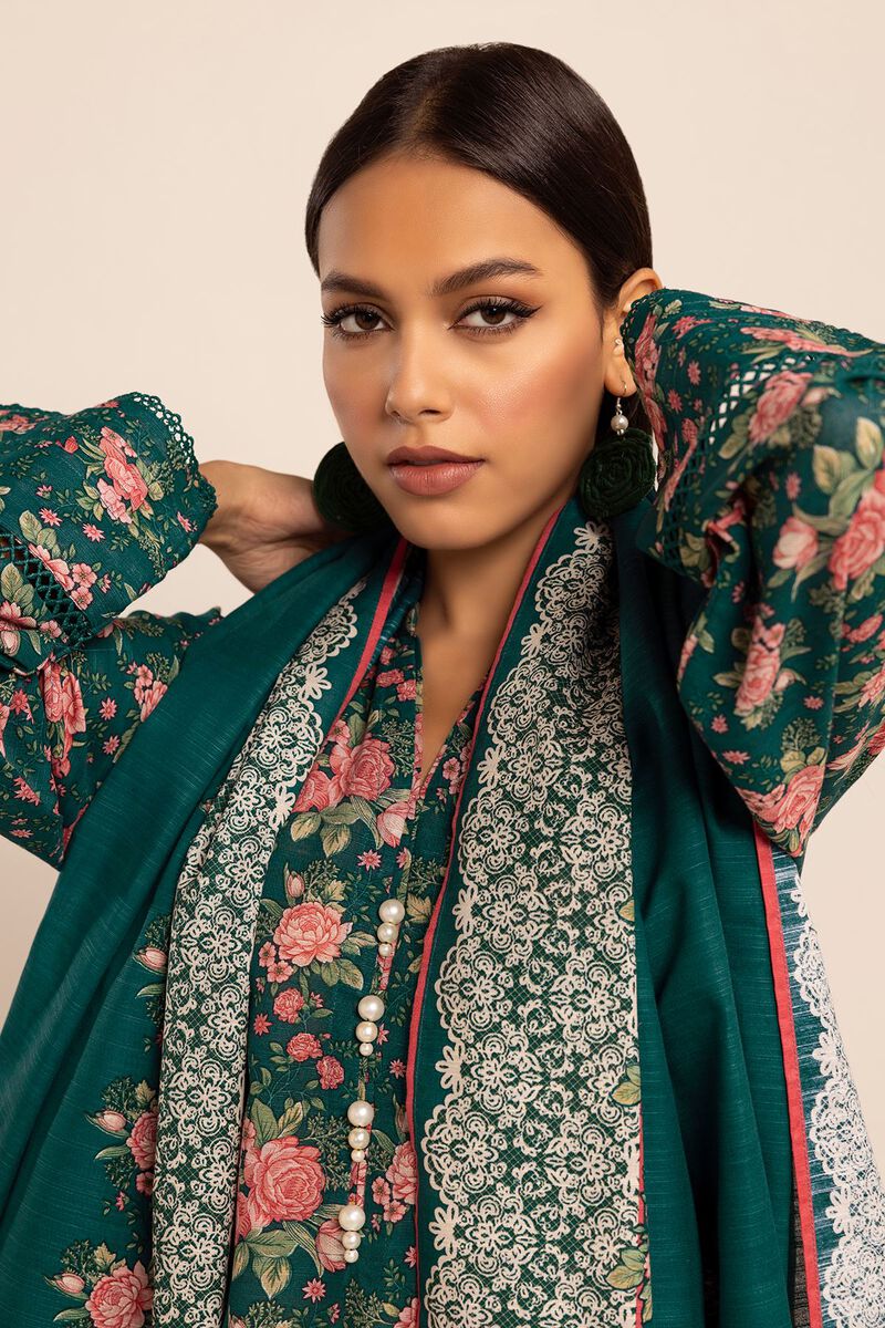 Printed | Light Khaddar | Fabrics 3 Piece | null