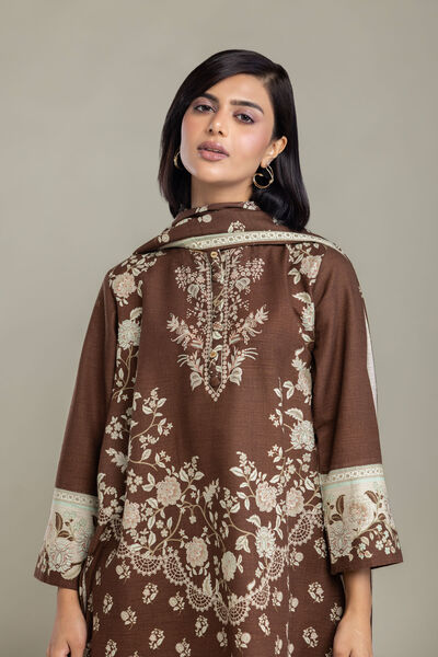 Printed | Light Khaddar | Tailored 3-Piece Set | USD 65.00