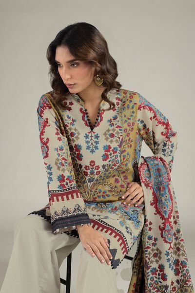 Printed | Messuri | Tailored 3 Piece | USD 65.00