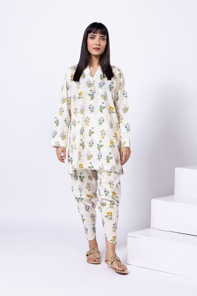 Embroidered | Crosshatch Poplin | Kurta | USD 9.00