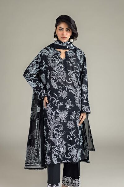 Embroidered | Lawn | Floral Kurta 3-piece | USD 70.00