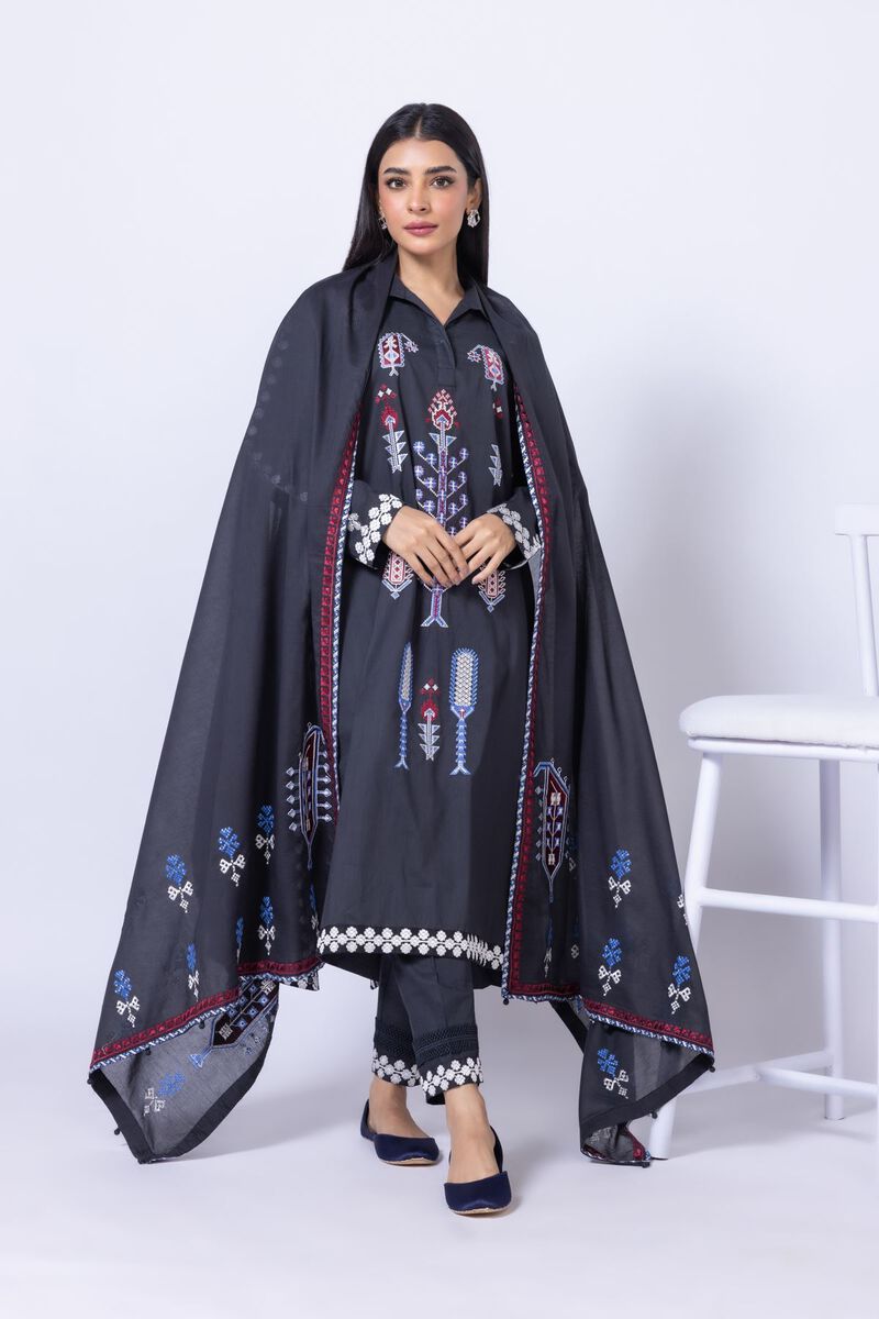 Embroidered | Slub Lawn | Dupatta | null