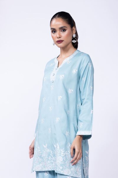 Embroidered | Russian Raw Silk | Kurta | USD 50.00