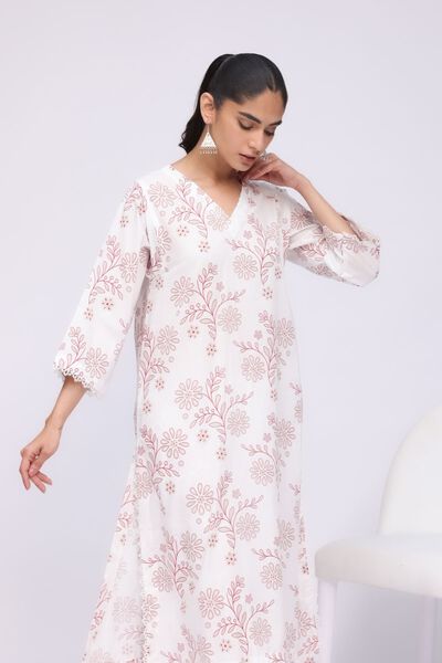 Printed | Cambric | Kurta | USD 10.00