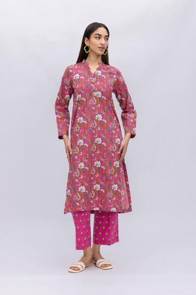 Printed | Crosshatch Poplin | Kurta | USD 12.50
