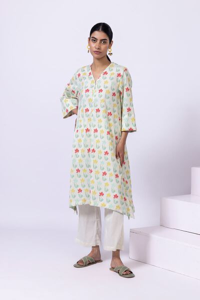 Printed | Ripple Crinkle | Kurta | USD 25.00