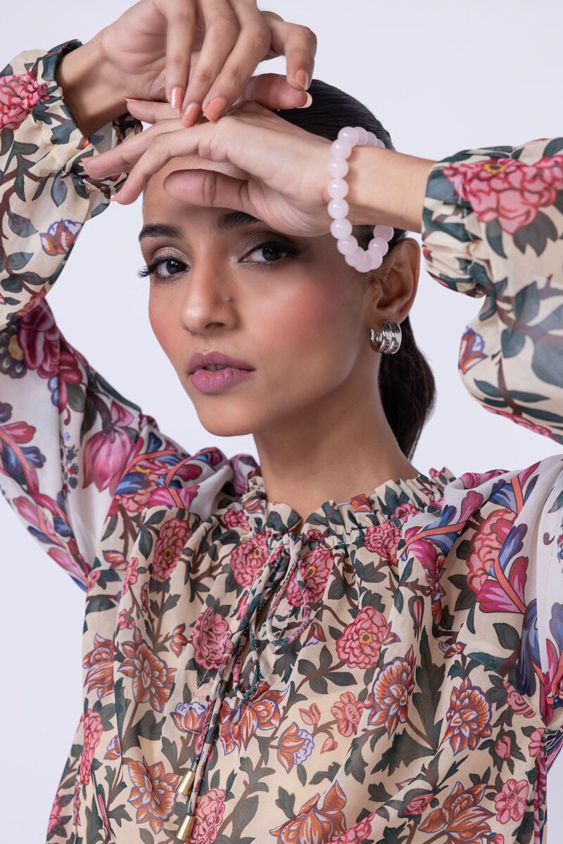 Printed | Georgette Chiffon | Blouse | null