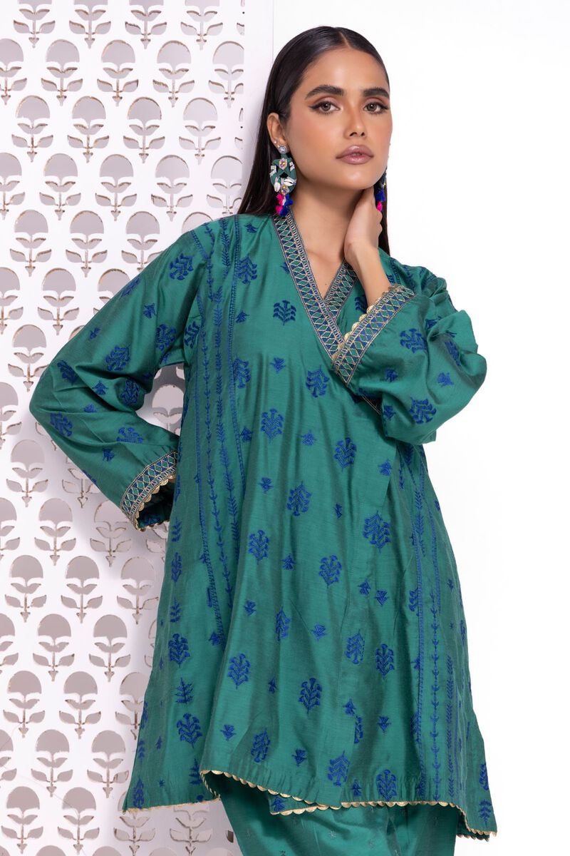 Embroidered | Raw Silk | Kurta | null