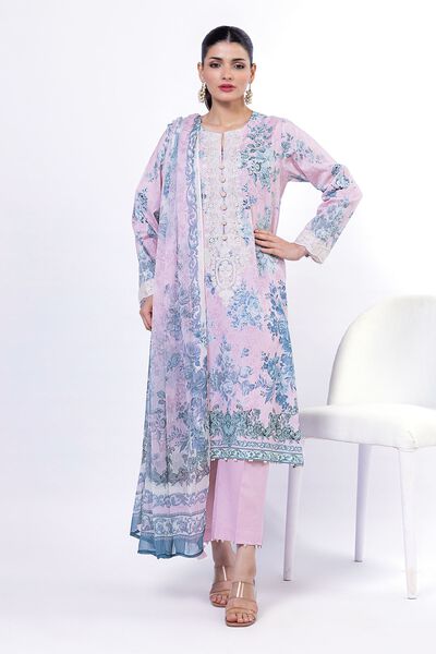 Embroidered | Cambric | Fabrics 3 Piece | USD 45.00