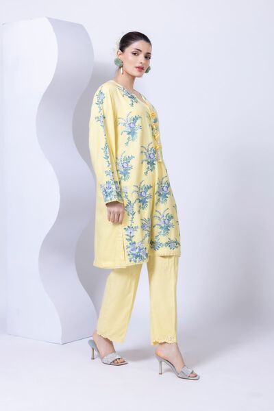Embroidered | Crosshatch Raw Silk | Pants | USD 7.50