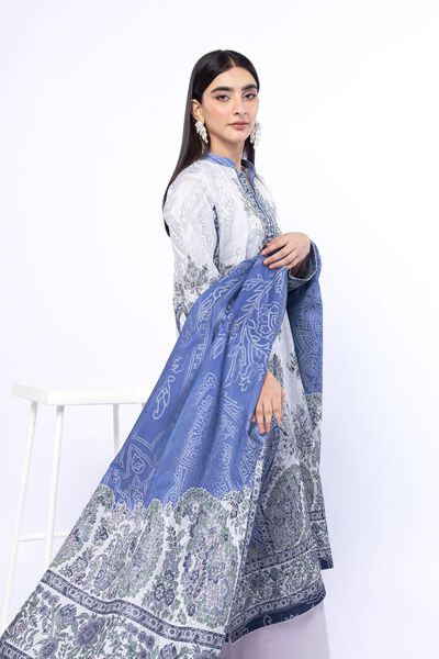 Printed | Jacquard | Fabrics 3 Piece | USD 45.00