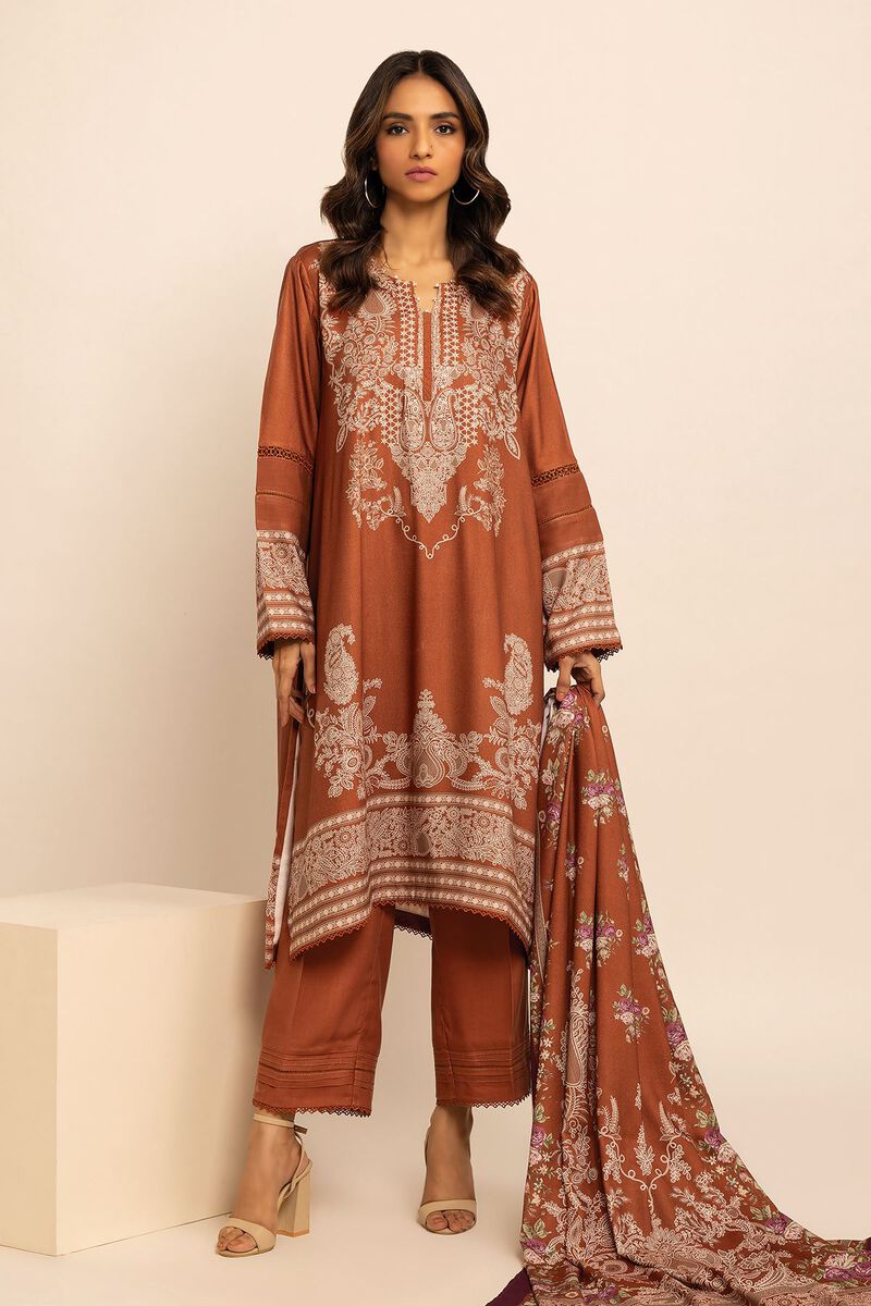 Printed | Printed Viscose Satin | Fabrics 3 Piece | null