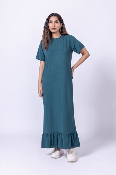 Dyed | Lycra Jersey | Maxi Dress | USD 7.50