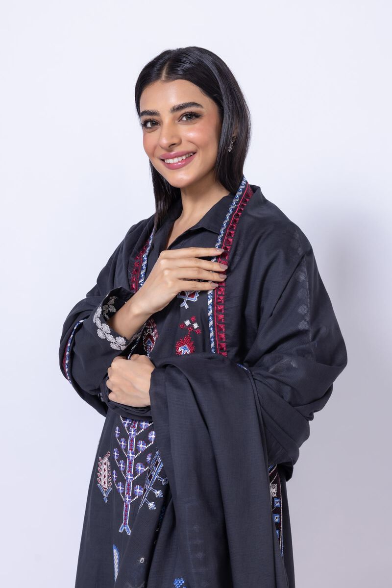 Embroidered | Slub Lawn | Dupatta | null