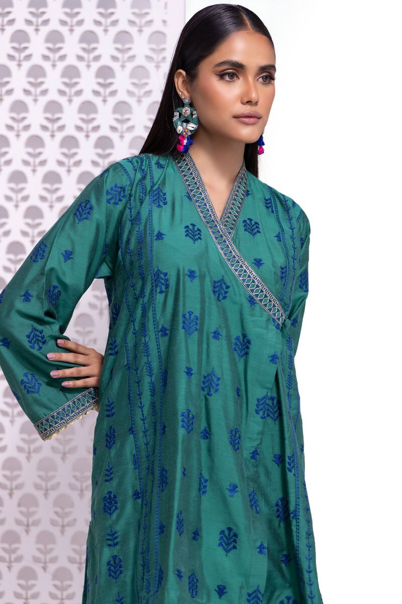Embroidered | Raw Silk | Kurta | null