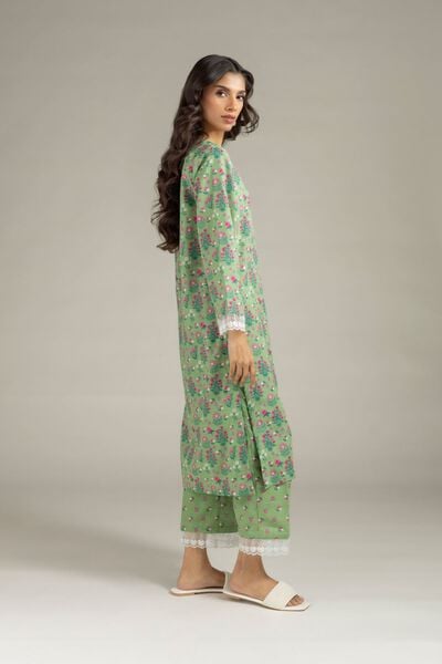 Printed | Heavy Textured Cotton | Pants | USD 17.00