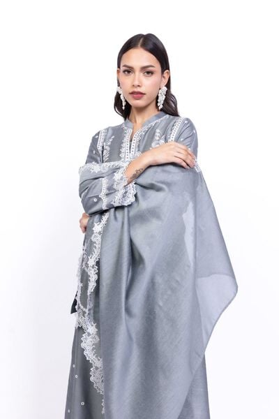 Embroidered | Cotton Net | Dupatta | USD 22.00