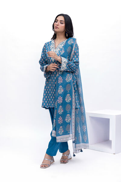 Embroidered | Lawn | Fabrics 3 Piece | USD 45.00