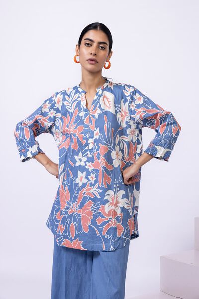 Printed | Ripple Crinkle | Kurta | USD 25.00