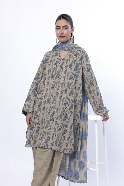 Printed | Light Khaddar | Fabrics 3 Piece | USD 30.00
