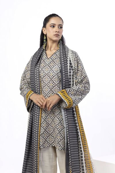 Printed | Light Khaddar | Fabrics 3 Piece | USD 30.00