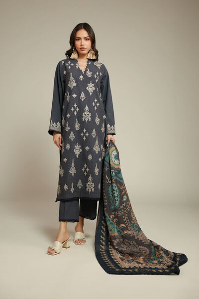 Embroidered | Dobby | Fabrics 3 Piece | USD 30.00