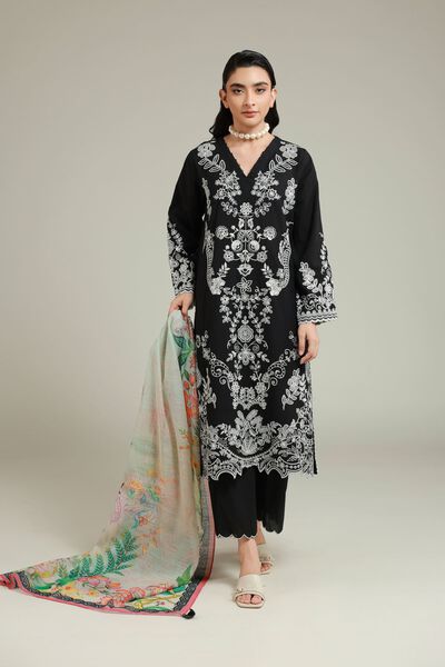 Embroidered | Cambric | Fabrics 3 Piece | USD 60.00