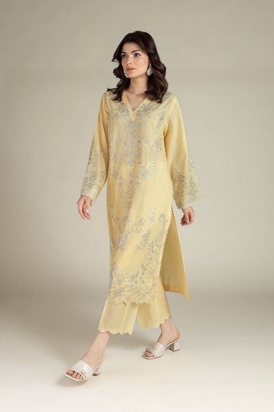 Embroidered | Cambric | Tailored 2 Piece | Top and Bottom | USD 65.00