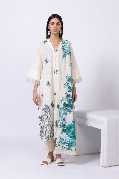 Embroidered | Crosshatch Poplin | Kurta | USD 12.00